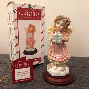 House of Lloyd Christmas Around the World “The Giving Angel” Vintage Figurine